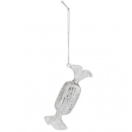 Zawieszka Świąteczna z Mikołajem i Kokardką