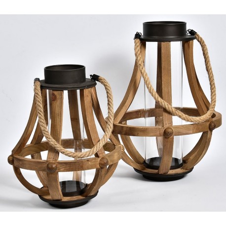 Lampion Belldeco Garden Pękaty B