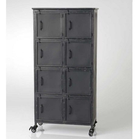 Komoda Metalowa Loft Na Kółkach