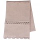 Ręcznik Kuchenny z Koronką Brudny Róż