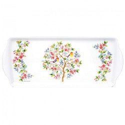 Taca Prowansalska Podłużna Niebieskie Kwiaty