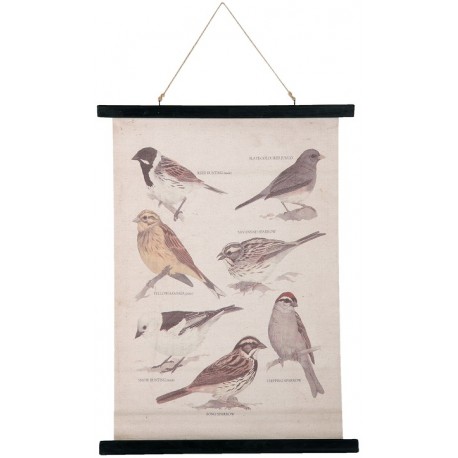 Obraz Mapa z Ptaszkami