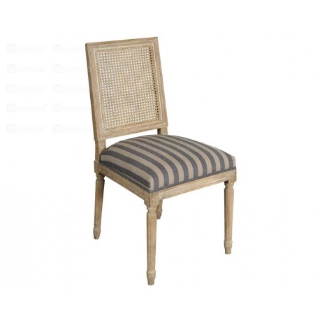 Krzesło marki Belldeco z kwadratowym oparciem 