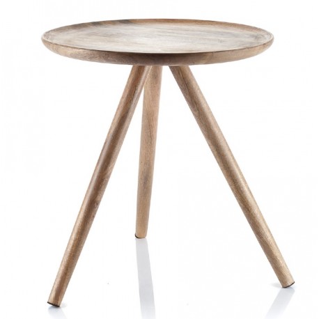 Drewniany stolik Aluro może być stolikiem kawowym lub pomocniczym.