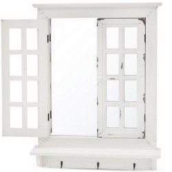 Lustro Prowansalskie z Okiennicami i Wieszaczkami A