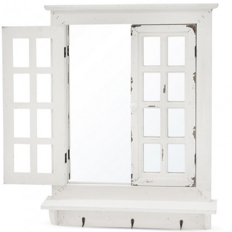 Lustro Prowansalskie z Okiennicami i Wieszaczkami A