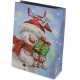 Torebka Świąteczna Na Prezenty z Bałwanem B