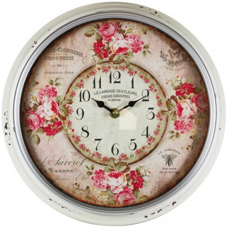 Zegar Prowansalski z Różami