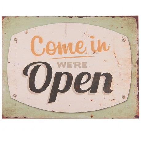 Tabliczka Ścienna Open