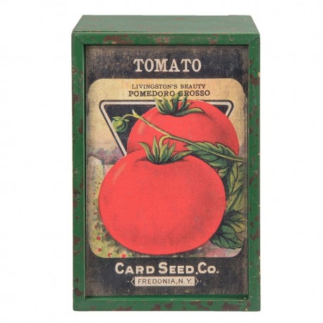 Drewniane Pudełko Retro Pomidory