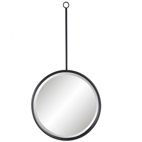 Lustro Okrągłe w Metalowej Ramie