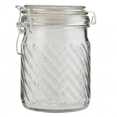 Szklany Słoik z Pokrywką