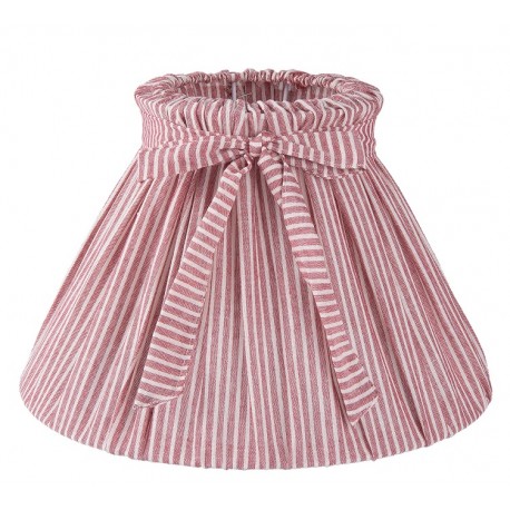 Abażur Prowansalski w Czerwone Paski A