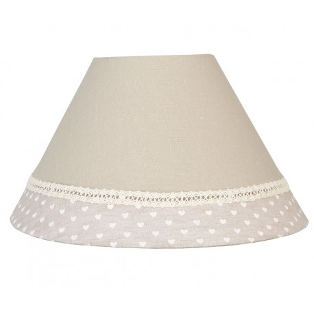 Abażur w Stylu Prowansalskim Beżowy A