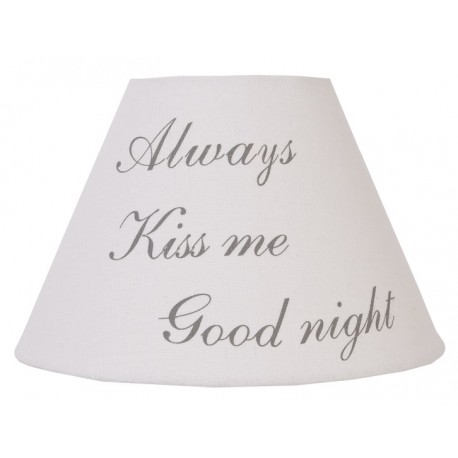 Abażur Prowansalski Beżowy z Napisami D