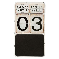 Kalendarz Ścienny Retro Metalowy A