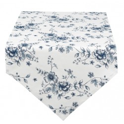 Bieżnik Stołowy Prowansalski w Niebieskie Kwiaty A