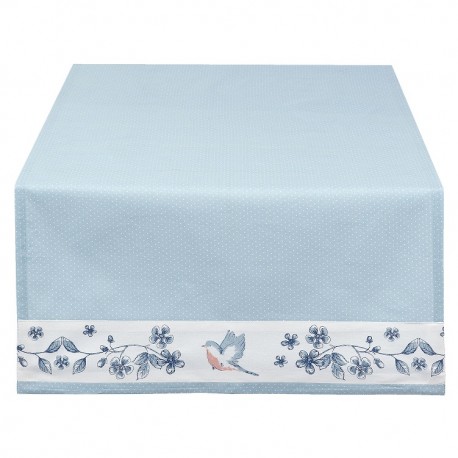 Bieżnik Stołowy Prowansalski w Niebieskie Kwiaty B