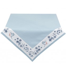 Obrus Prowansalski w Niebieskie Kwiaty