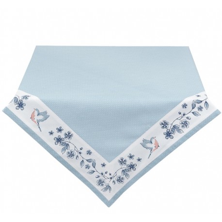 Obrus Prowansalski w Niebieskie Kwiaty