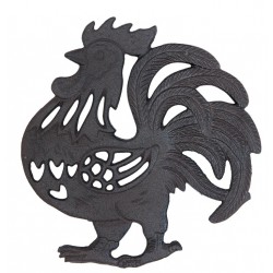 Żeliwna Podstawka Pod Garnek Kogut