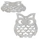 Żeliwna Podstawka Pod Garnek Sowa