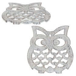 Żeliwna Podstawka Pod Garnek Sowa