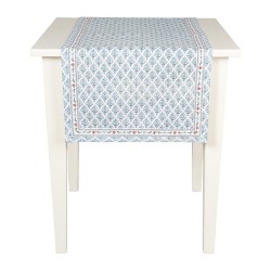 Bieżnik Prowansalski Biało-Niebieski