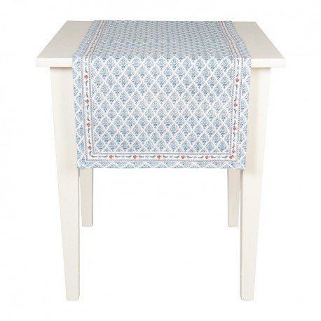 Bieżnik Prowansalski Biało-Niebieski