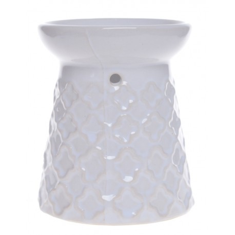 Kominek Zapachowy Prowansalski W Romby Biały