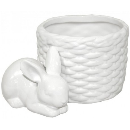 Osłonka Na Doniczkę Wielkanocna z Zajączkiem B