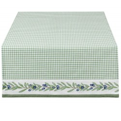 Bieżnik Stołowy z Oliwkami B