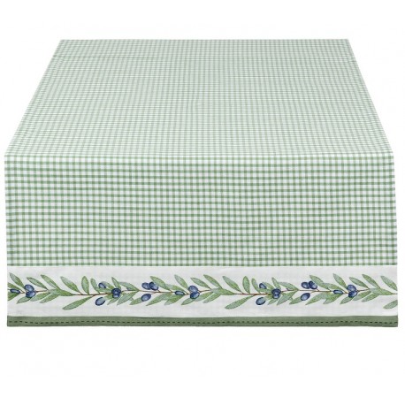 Bieżnik Stołowy z Oliwkami B