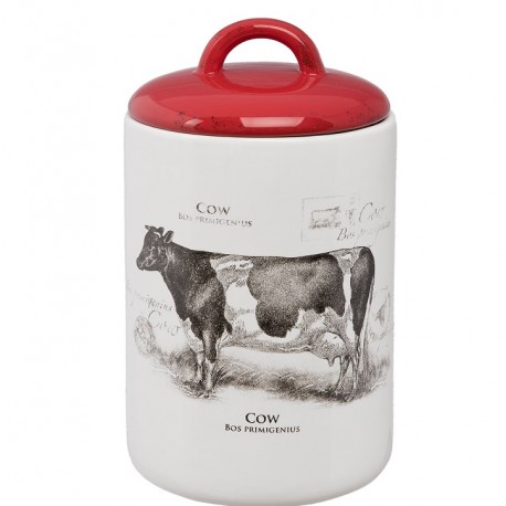 Naczynie Ceramiczne w Stylu Prowansalskim z Kurą