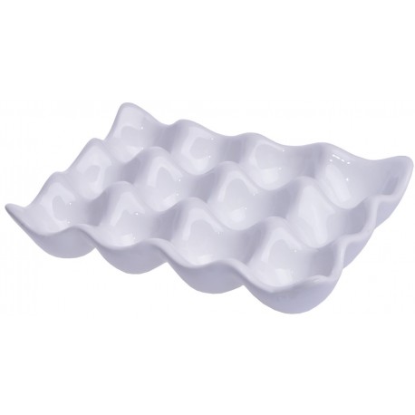 Talerz Na Jajka Biały A