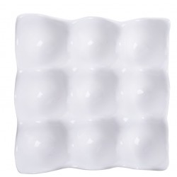 Talerz Na Jajka Biały A