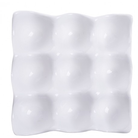 Talerz Na Jajka Biały A