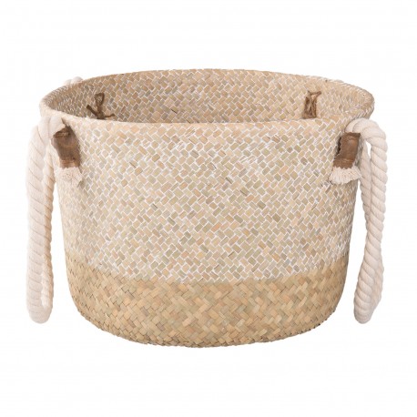 Pleciony Kosz z Trawy Morskiej 1B