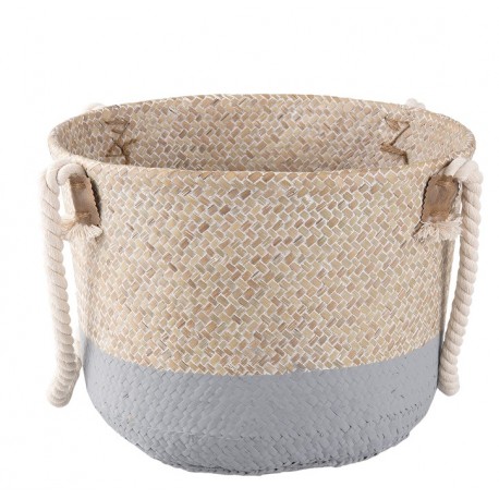 Pleciony Kosz z Trawy Morskiej 1C