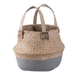 Pleciony Kosz z Trawy Morskiej 3B