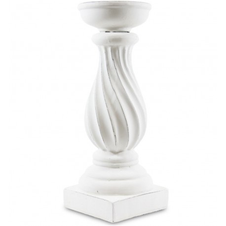 Świecznik Prowansalski Biały B