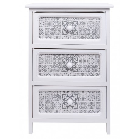 Biała Szafka Prowansalska Mosaic F