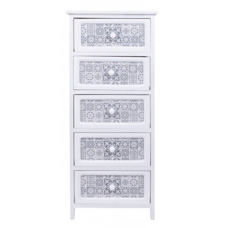 Biała Szafka Prowansalska Mosaic E