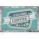 Tabliczka Metalowa Vintage Coffee B