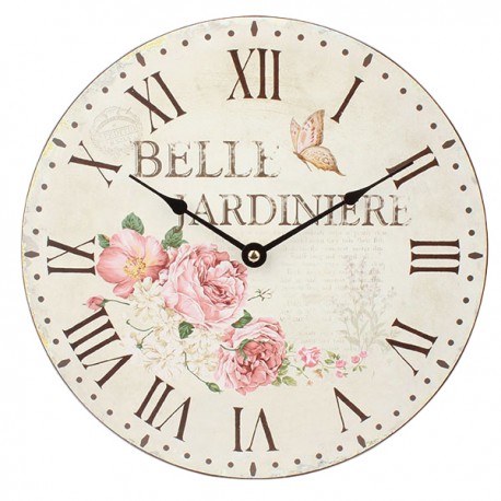 Zegar Prowansalski Kwiaty 2
