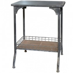 Stołek Industrialny Metalowy Luri