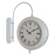 Zegar Dworcowy Biały