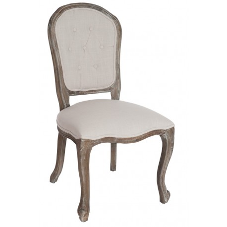 Krzesło Medalion Tapicerowane Prowansalskie C