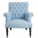 Fotel Prowansalski Błękitny