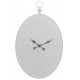 Zegar Prowansalski Biały Owalny